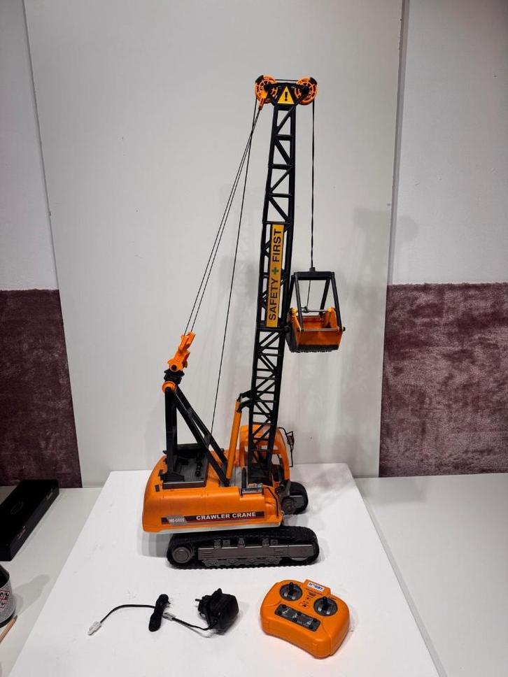 Speelgoed Kraan | Crawler Crane, Kinderen en Baby's, Speelgoed | Houten speelgoed, Zo goed als nieuw, Rij- of Hobbelspeelgoed