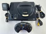 SEGA Mega Drive 16-bit spelcomputer + Controller en kabels, Spelcomputers en Games, Spelcomputers | Sega, Gebruikt, Mega Drive