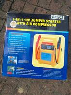 2 in 1 12v jumper starter met luchtcompressor, Ophalen of Verzenden