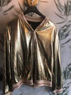 Mooi goudkleurig glitterjasje met pet maat L, Kleding | Dames, Carnavalskleding en Feestkleding, Ophalen of Verzenden, Nieuw, Carnaval