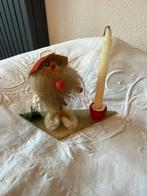 Oude Dresdner Pappe kabouter met paddestoel muts, Ophalen of Verzenden, Gebruikt