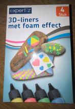 Expertiz 3D-liners met foam effect - 4 stuks, Ophalen of Verzenden, Nieuw, Overige onderwerpen