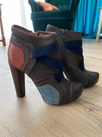 Topshop: Leer/suède laarzen met hoge hak (10cm)., Topshop, Oranje, Gedragen, Ophalen of Verzenden