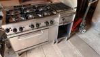 gasfornuis grill slagerij bakkerij, Witgoed en Apparatuur, Ophalen, Grill, 4 kookzones, Zo goed als nieuw