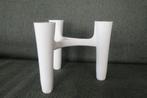 Witte stapelkandelaar Koziol Hommage 2005, Huis en Inrichting, Woonaccessoires | Kandelaars en Kaarsen, Kunststof, Wit, Ophalen of Verzenden