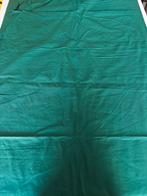 Katoen groen emerald, 120 cm of meer, 200 cm of meer, Ophalen of Verzenden, Zo goed als nieuw