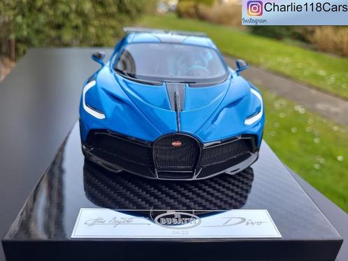 MR Collection 1/18 Bugatti Divo – Blue Le Mans, Hobby en Vrije tijd, Modelauto's | 1:18, Nieuw, Ophalen of Verzenden