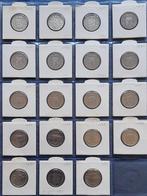 1 Gulden munten – 19 stuks, Koningin Juliana, Setje, Zilver, Overige waardes