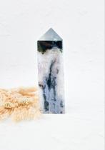 Mosagaat met amethist toren XL nieuw edelsteen, Ophalen of Verzenden