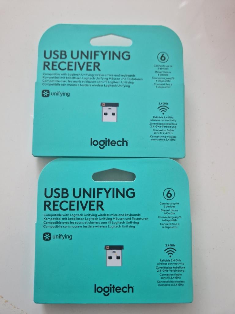 2 x Logitech USB Unifying Receiver, Ophalen, Nieuw