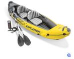 Intex Explorer K2 Kajak opblaaskano, Watersport en Boten, Kano's, Ophalen, Kajak, Twee personen, Zo goed als nieuw