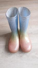 Regenlaarzen (maat 30, regenboog glitter), Meisje, Ophalen of Verzenden, Scapino, Laarzen