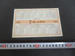 sticker Kalender 1982 EHV Drukkerij DE WITTE Hastelweg 246, Ophalen, Zo goed als nieuw, Bedrijf of Vereniging