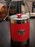 Plastic hong kong retro vintage ijsemmer rood, Ophalen of Verzenden, Huis en Inrichting