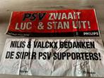 PSV Zwaait Luc & Stan uit, Ophalen of Verzenden, Gebruikt, PSV, Vaantje of Sjaal