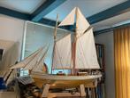 Model schip schoener. Hout. Gangen bouw niet massief., Ophalen of Verzenden, Zo goed als nieuw, Overige merken
