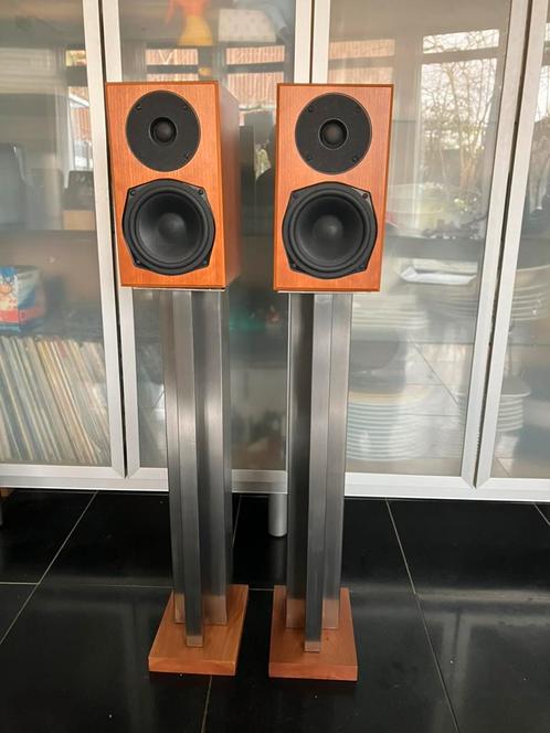 Totem Mite, Audio, Tv en Foto, Luidsprekers, Zo goed als nieuw, Front, Rear of Stereo speakers, 120 watt of meer, Overige merken