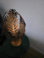 Een set van 3 Decoratieve gouden palmboom lampen, 50 tot 75 cm, Ophalen of Verzenden, Zo goed als nieuw, Metaal