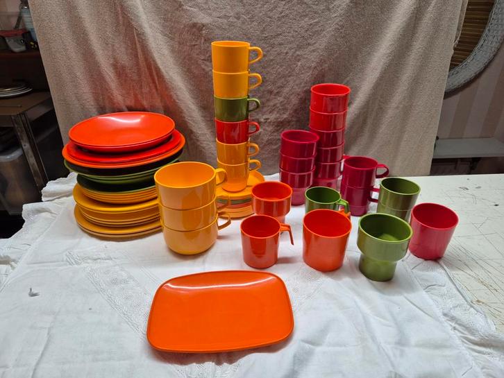 Retro Mepal campingservies, Verzamelen, Retro, Huis en Inrichting, Ophalen of Verzenden