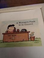 Schulz. / Lucy van Pelt achter bureau, Ophalen of Verzenden