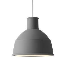 Muuto Unfold Hanglamp - Grijs - Scandinavisch Design, Huis en Inrichting, Lampen | Hanglampen, Zo goed als nieuw, Minder dan 50 cm