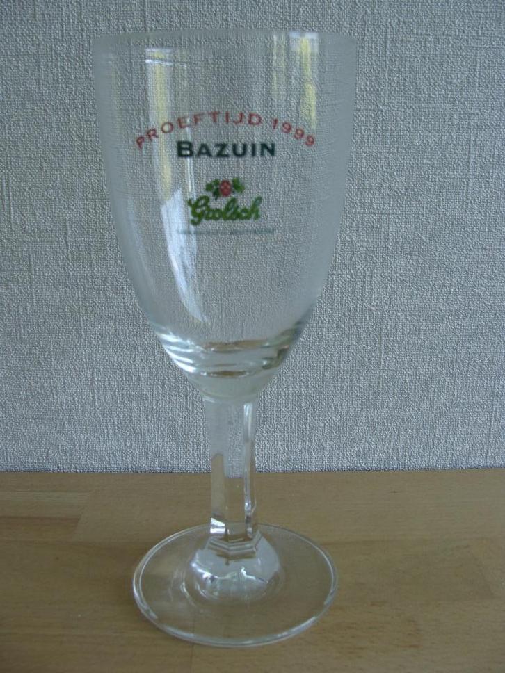 Bierglas Grolsch Proeftijd 1999 Bazuin Vakmanschap i, Verzamelen, Biermerken, Nieuw, Glas of Glazen, Overige merken, Ophalen of Verzenden