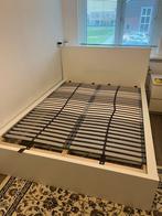 IKEA Malm bedframe 140x200, Huis en Inrichting, Wit, Zo goed als nieuw, Twijfelaar, 200 cm