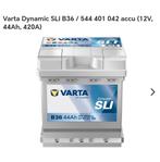 Varta Dynamic SLI B36 / accu (12V, 44Ah, 420A), Ophalen of Verzenden, Nieuw