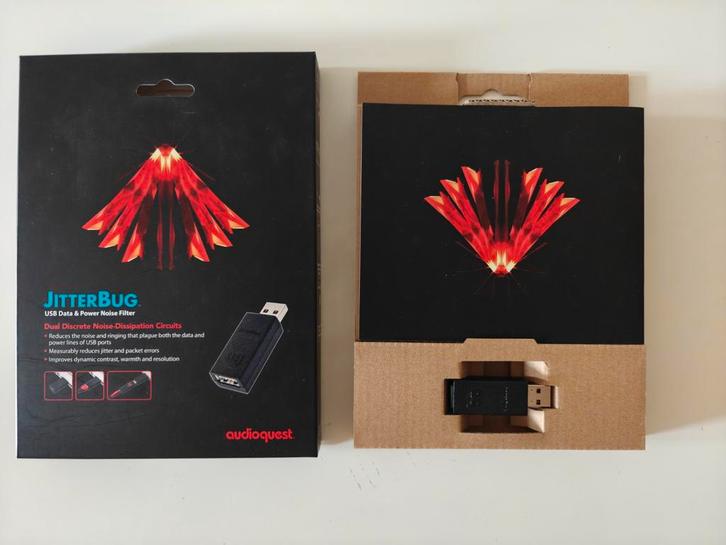 AudioQuest JitterBug passieve USB filter in doos., Audio, Tv en Foto, Audiokabels en Televisiekabels, Nieuw, Overige kabels, Ophalen