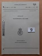 Veldtelefoon TA4881  Detaillijst, Verzamelen, Ophalen of Verzenden, Landmacht, Nederland, Boek of Tijdschrift