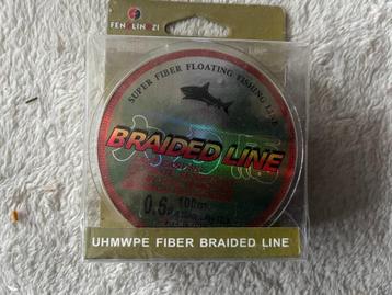 adv 179 /  NIEUW  1 blister braid / gevlochten lijn 0,06mm beschikbaar voor biedingen