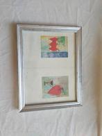 2 kleur etsen van Lia van Leeuwen, met potlood gesigneerd., Antiek en Kunst, Ophalen of Verzenden