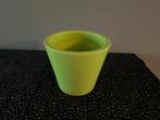 NIEUW Groene bloempot, 12,5 cm hoog, Overige materialen, Rond, Ophalen of Verzenden, Binnen