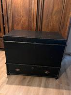 Dekenkist speelgoedkist spelletjes kist Gothic kist, Ophalen, Zo goed als nieuw, 50 tot 100 cm, Minder dan 50 cm