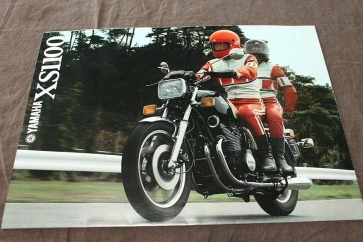 Yamaha XS1100 motorfiets verkoop folder poster XS 1100, Motoren, Handleidingen en Instructieboekjes, Yamaha, Ophalen of Verzenden