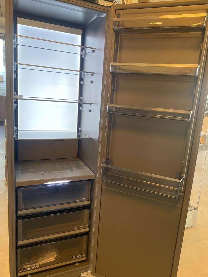 Inventum inbouw koeler 178 cm sleepdeur Grijs 5jaar garantie, Witgoed en Apparatuur, Koelkasten en IJskasten, Nieuw, Zonder vriesvak
