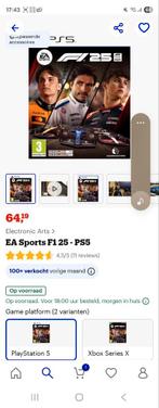 F1 25, Spelcomputers en Games, Ophalen of Verzenden, Zo goed als nieuw