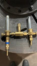 Dubbele argon meter, Doe-het-zelf en Verbouw, Gereedschap | Lasapparaten, Ophalen of Verzenden, Zo goed als nieuw, 250 ampère of meer