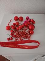 Kerstdecoratie, rood, voor in kerststukje, Ophalen, Zo goed als nieuw