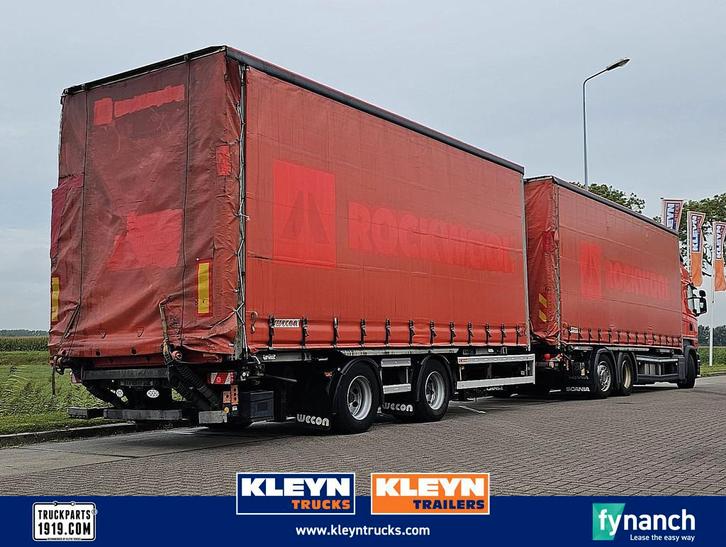 WECON AZ220 TANDEM bdf+box taillift, Auto's, Vrachtwagens, Bedrijf, Te koop, ABS, Aanhangers en Opleggers, Diesel, Handgeschakeld