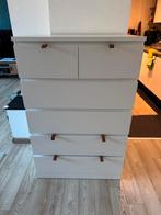 IKEA MALM 6 lades met lederen handvatten, Huis en Inrichting, Kasten | Ladekasten, Ophalen, 50 tot 100 cm, Zo goed als nieuw, Minder dan 100 cm