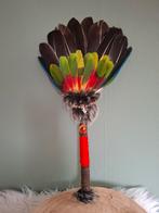 Smudge veren waaier papagaai, feather fan, sjamanisme, Ophalen of Verzenden