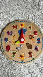 Houten Puzzel klok, Ophalen, Gebruikt