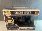 Knight Rider Michael Knight + KITT Funko Pop, Ophalen of Verzenden, Zo goed als nieuw, Beeldje, Replica of Model