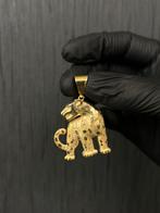 14k gouden panter hanger, Sieraden, Tassen en Uiterlijk, Kettinghangers, Ophalen of Verzenden, Nieuw, Goud