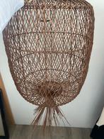 Rieten designer lamp XL rotan bruin, Ophalen, 50 tot 75 cm, Zo goed als nieuw, Hout