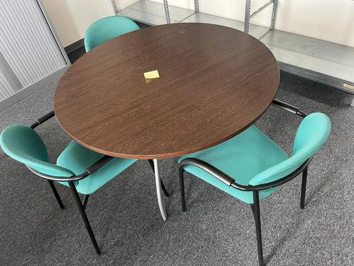 Mooie kantoortafel en stoelen zet, Antiek en Kunst, Antiek | Kantoor en Zakelijk, Ophalen