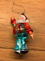 Glazen ornament van een disco kerstman, Ophalen of Verzenden, Nieuw
