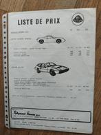 Prijslijst lotus Europa special , elite 1974, Boeken, Lotus, Ophalen of Verzenden, Zo goed als nieuw, Overige merken