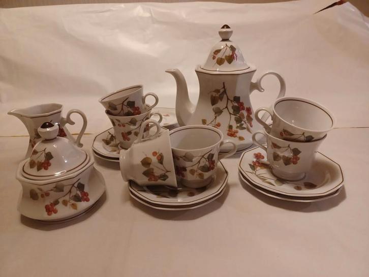 Koffieservies "Tollkirsch" Winterling Bavaria, Antiek en Kunst, Antiek | Servies compleet, Ophalen